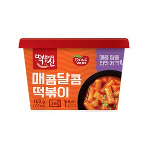 동원 떡볶이의신 매콤달콤 컵떡볶이, 160g, 6개