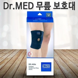 닥터메드 DR-K006 의료용 무릎보호대 무릎보조기 관절 타박상 십자인대 각종 스포츠 무릎테이핑, 1개