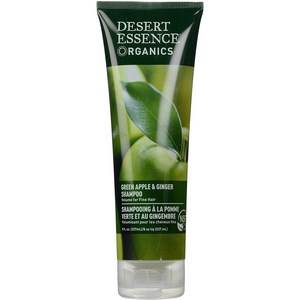 Dessert Essence 오가닉 그린 애플 & 진저 샴푸, 237ml, 1개