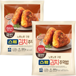 씨제이제일제당 햇반 쿡반 스팸김치주먹밥 500g X 2개