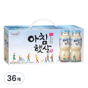 아침햇살 음료, 180ml, 36개