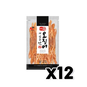 일품오징어 더깊은맛 간편안주 70g﻿ x 12개, 70g