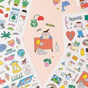 팔레트 일러스트 스티커팩