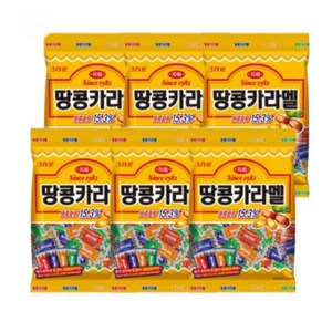 크라운 땅콩카라멜-, 324g, 6개