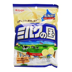 카수가이 밀크 노 쿠니 사탕, 125g, 3개