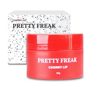 [바로발송] 정품 PRETTY FREAK 체리립마스크 입술볼륨 입술주름개선 입술노화방지 수분립밤, 20g, 1개