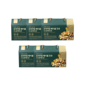 [최화정쇼PICK] 오하루 메이플 견과 시나몬에디션 4+1박스, 없음, 1개
