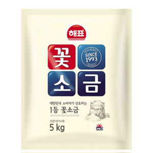 해표 꽃소금, 5kg, 1개