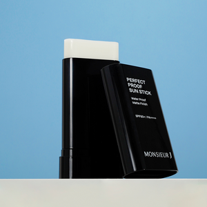 [무슈제이 본사] 무슈제이 퍼펙트 워터프루프 기름종이 선스틱 18.5g SPF50+ PA++++ 1개, 18.5ml