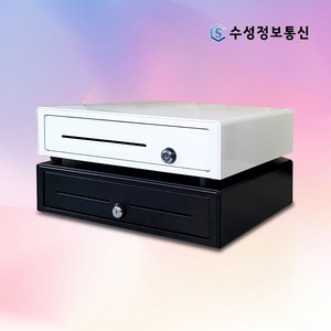 카드단말기 포스연동 돈통 2종 블랙화이트 금고, 330A(중형), 블랙