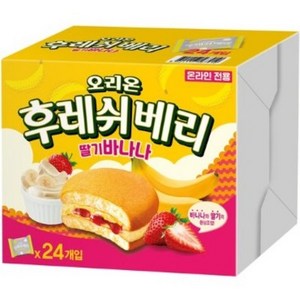 오리온 후레쉬베리 딸기바나나 24p, 696g, 1개