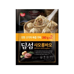 동원 딤섬 샤오롱바오 390g 6봉, 6개