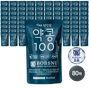 서울대밥스누 더건강한 약콩 100 두유, 190ml, 80개