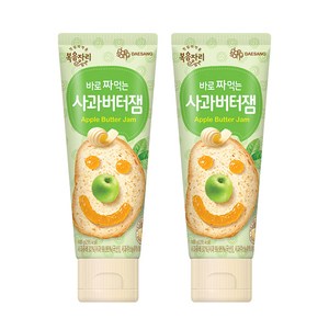 [복음자리] 바로 짜먹는 사과버터잼 100g, 2개