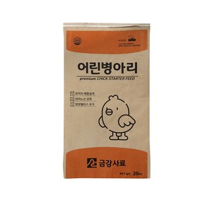 금강사료 어린병아리 사료 산란 닭모이 산란닭 20kg, 1개