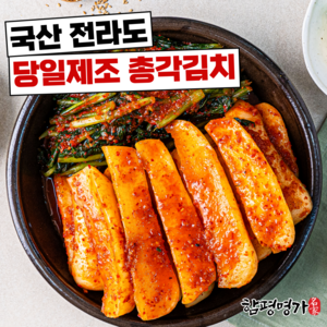 [함평명가] 100% 국산 당일제조 전라도 알타리 총각김치, 1개, 3kg