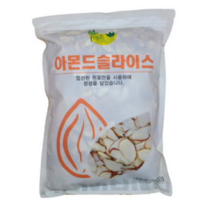 미소한입 아몬드 슬라이스, 1kg, 1개