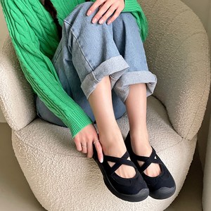 X스트랩 네오플랜 메리제인 운동화 스니커즈