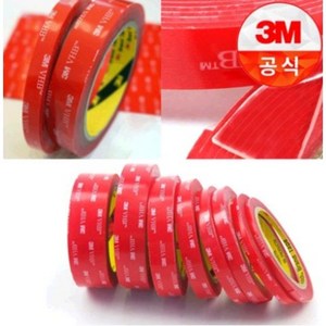 3M 강력 폼 양면테이프 길이3M VHB (1.1T) 회색 다용도 초강력 아크릴폼테이프 5611 5069 5068 GPL 자동차 블랙박스 다목적 양면테이프, 3개, 35mm