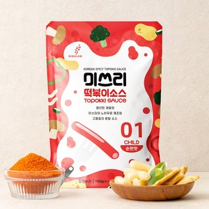 미쓰리 떡볶이 소스 01 순한맛, 100g, 1개