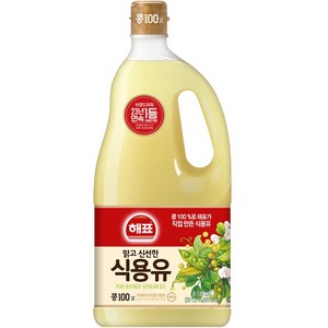 해표 콩기름 식용유, 1.8L, 1개