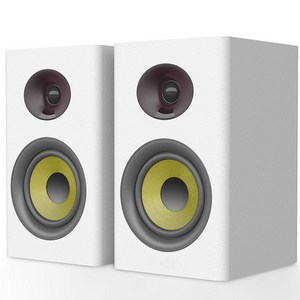 SAUNGYU 100W 앰프 서브우퍼 내장 모니터 액티브 블루투스 북쉘프 스피커 ARC/USB DAC/옵티컬, BK4020D, B화이트