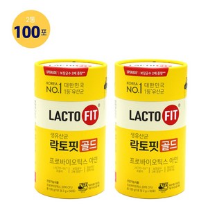 락토핏 생 유산균 골드, 100g, 2개