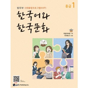 (하우) 국립국어원 한국어와 한국문화 중급 1 법무부 사회통합프로그램(KIIP), 분철안함