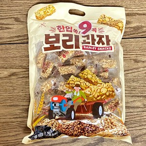 한입 쏙 9곡 보리과자, 6개, 400g