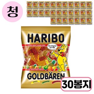 하리보 골드베렌 젤리, 100g, 30개