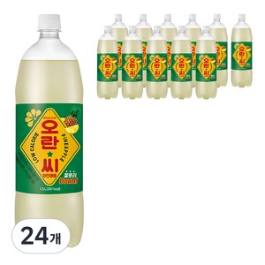 오란씨 파인애플 탄산음료, 1.5L, 24개