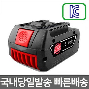 보쉬18V6.0Ah 호환 전동드릴 리튬 이온 배터리 국내당일발송, 보쉬 18V-6000mAh, 1개