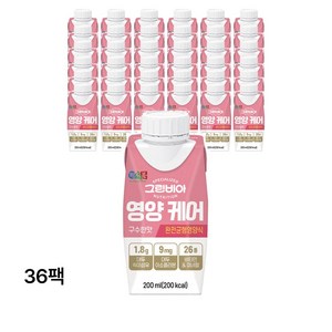 그린비아 영양 케어 200mlx36팩, 36개, 200ml