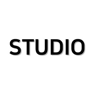 스튜디오투명 아크릴 표지판, STUDIO(검정색), 1개