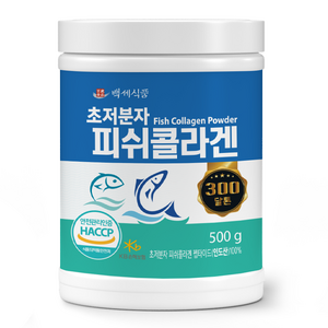 저분자 피쉬 콜라겐 펩타이드 500g HACCP 인증제품, 1개