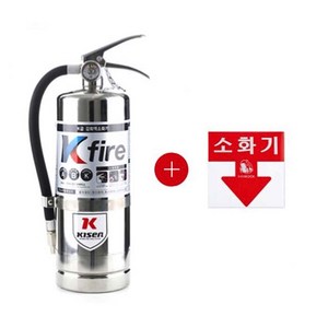 케이파이어 한국소방산업기술원 K급 소화기 + 스티커, 3L, 1세트