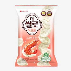 롯데웰푸드 더쌀로 사르르 고소한새우맛, 50g, 3개