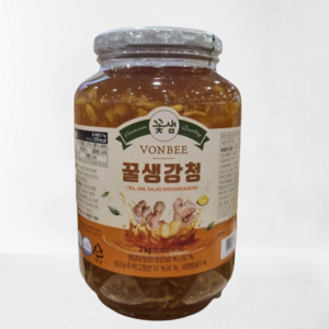 코스트코 본비 꿀생강청 2kg 액상 생강차 에어캡포장, 1개입, 1개