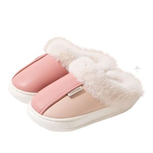 쿠리어리 따뜻하고 귀여운 여성 털신발 슬리퍼 보온 신발 털