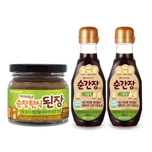 아이배냇 양념세트 순간장국물용+순간장비빔용+된장, 순간장(국물용2개)+된장