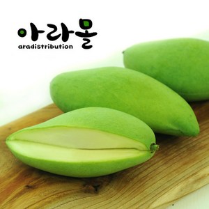 아라몰 태국 그린망고 (Thailand Geen Mango), 1박스, 1kg (3-4과)