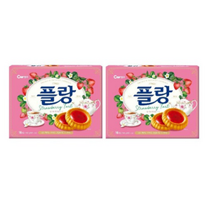 청우식품 플랑 딸기 타르트 쿠키, 160g, 6개