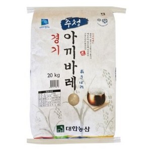 대한농산 2024년산 햅쌀 경기 추청 아끼바레 백미, 상등급, 20kg, 1개