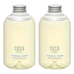 타마노하다 샴푸 003 로즈, 2개, 540ml