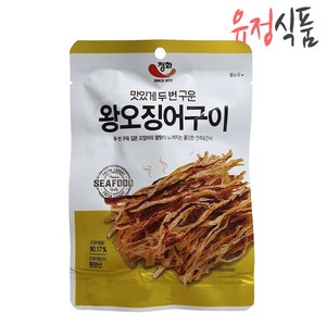 정화식품 맛있게 두 번 구운 왕오징어구이, 20g, 10개
