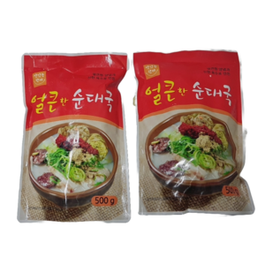 창구식품 얼큰한순대국(500g), 500g, 1개