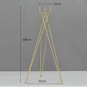 꽃 삼각대 플로어 스탠딩 화분받침 꽃대 화환거치대, 꽃다발 삼각대