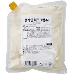 (아이스박스무료) 코다노 플레인 치즈크림M 크림치즈 1kg, 8개