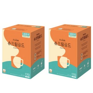 맥심 슈프림 골드 커피믹스, 13.5g, 170개입, 4개