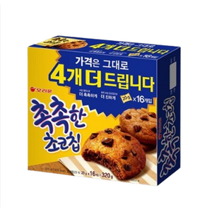 오리온 촉촉한 초코칩, 320g, 1개